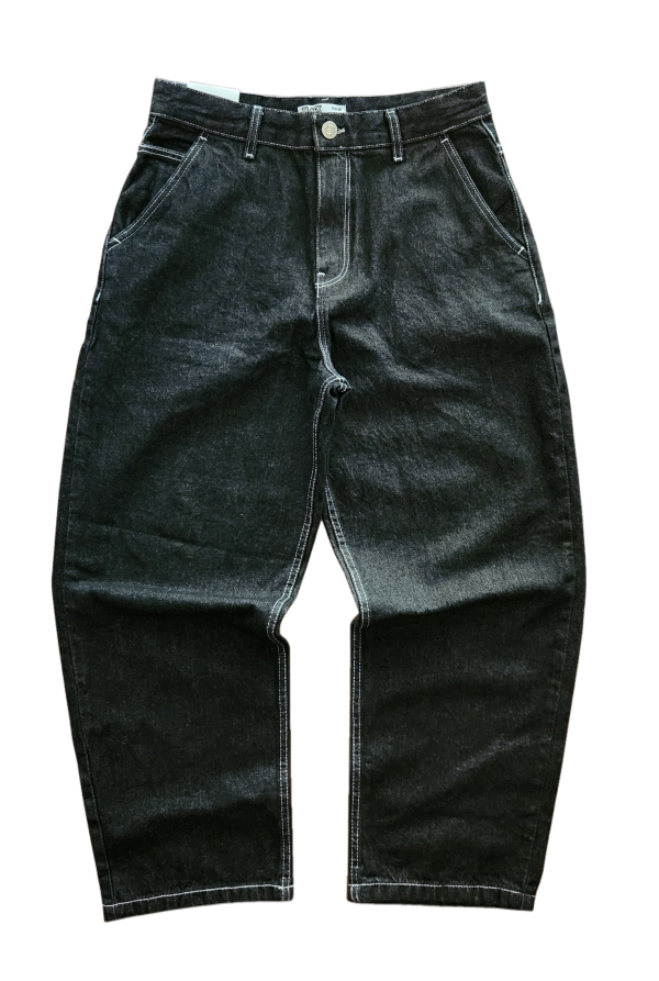 BLACK BAGGY JEANS