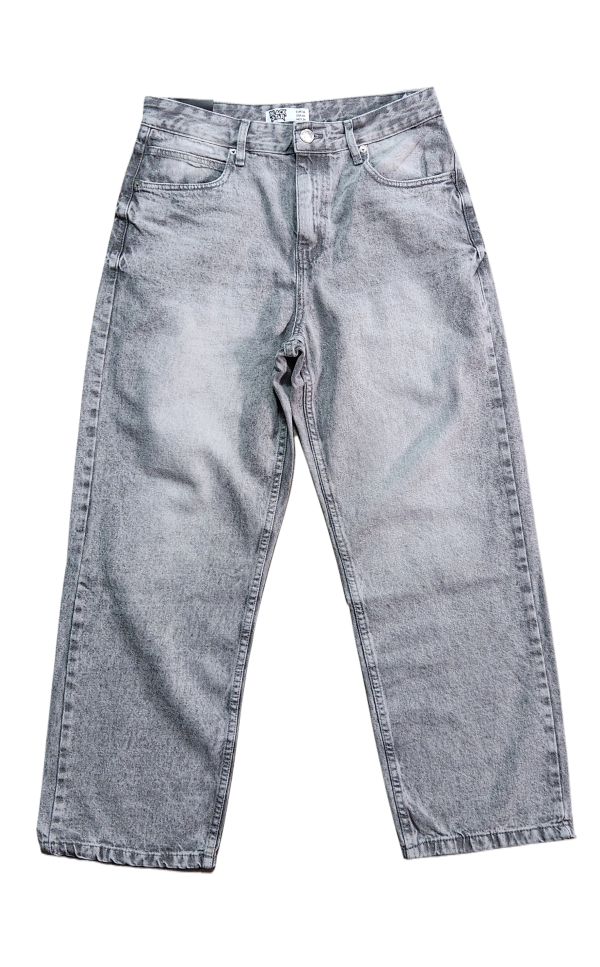 GREY BAGGY JEANS