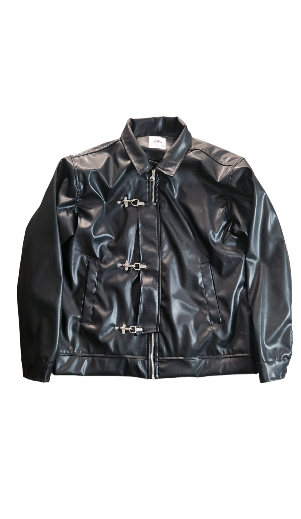 BLACK LEATHER JACKET